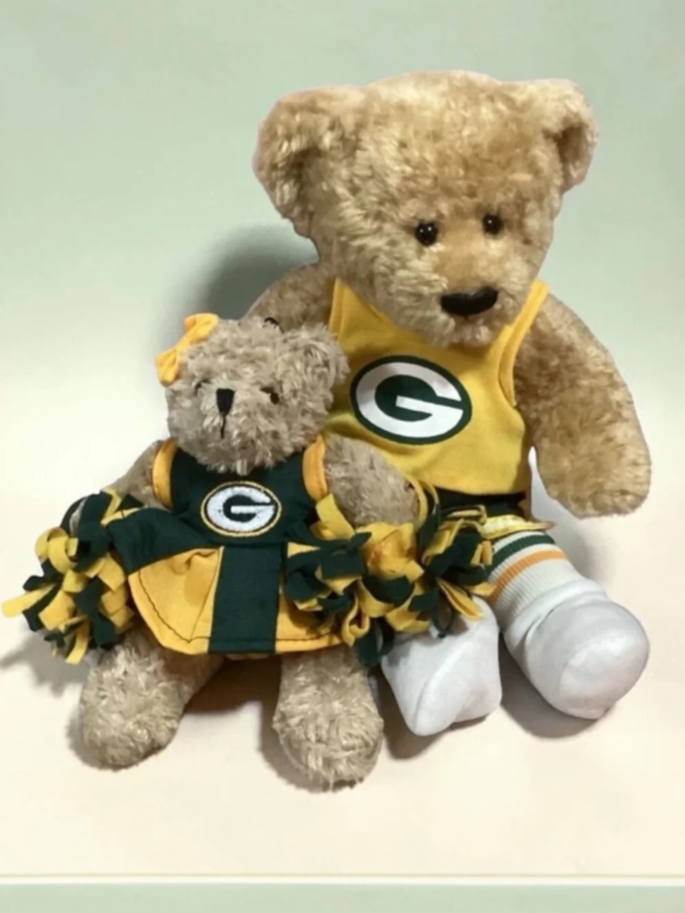 Green Bay Packers Plush Stuffed Teddy Bears